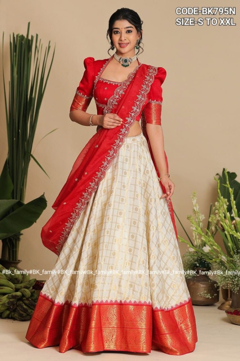 half saree