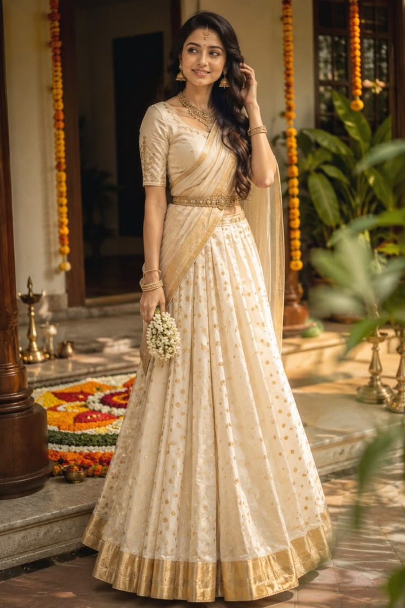 bridal wear kerala style