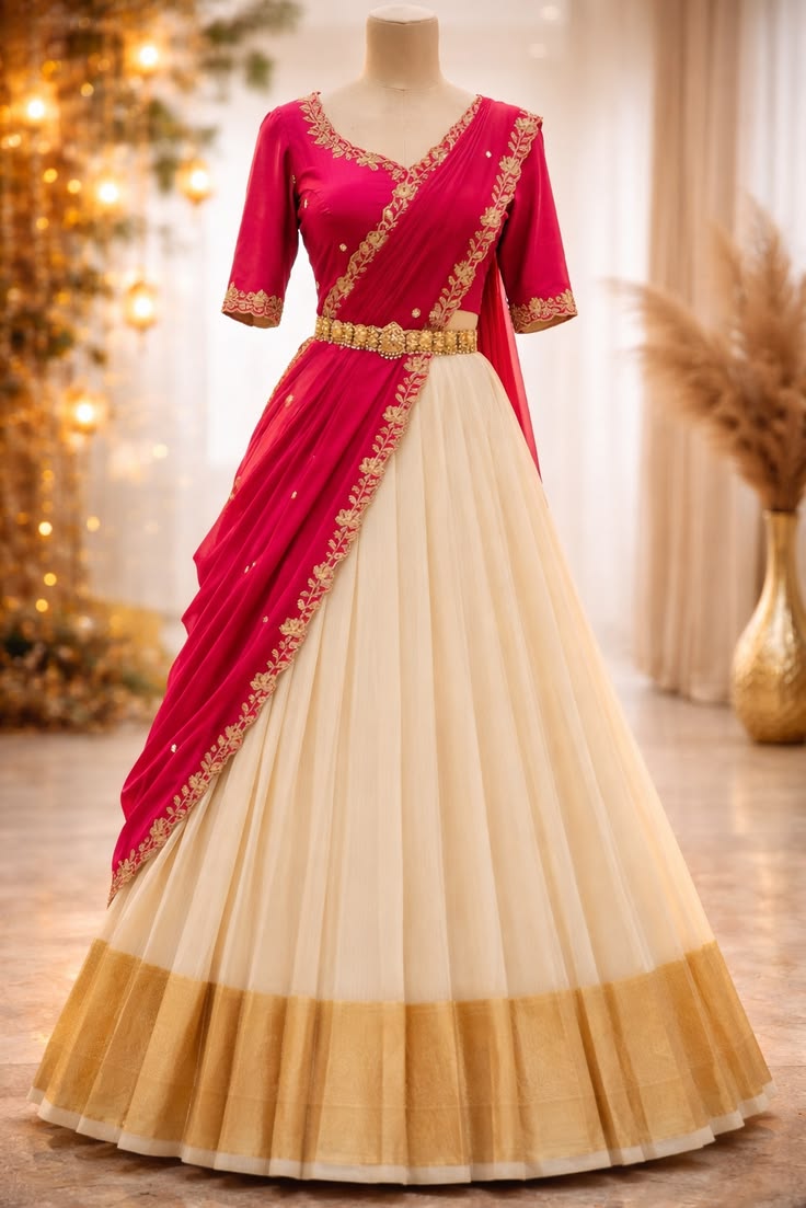 half saree