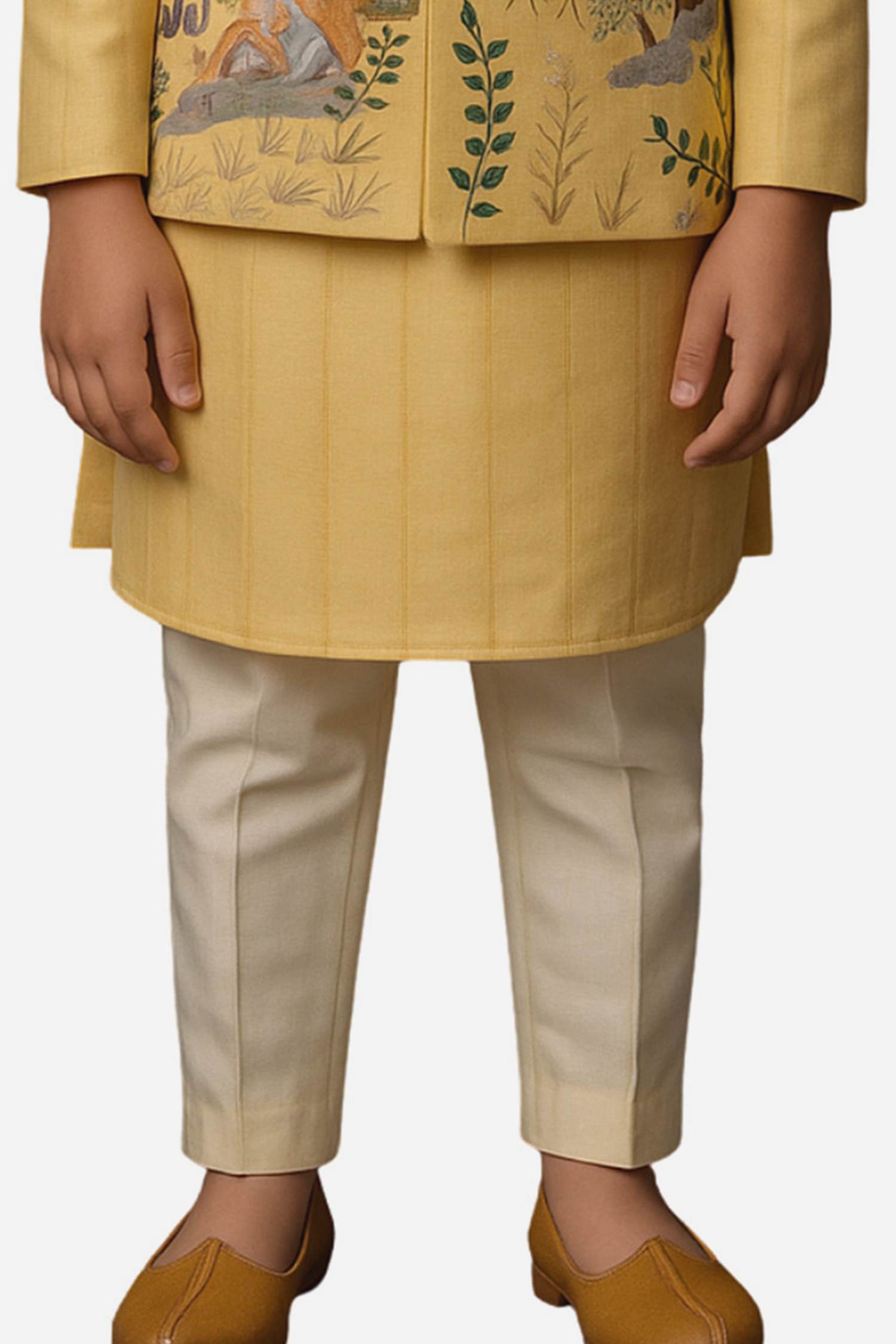 Boys Ivory Nehru Jacket Set