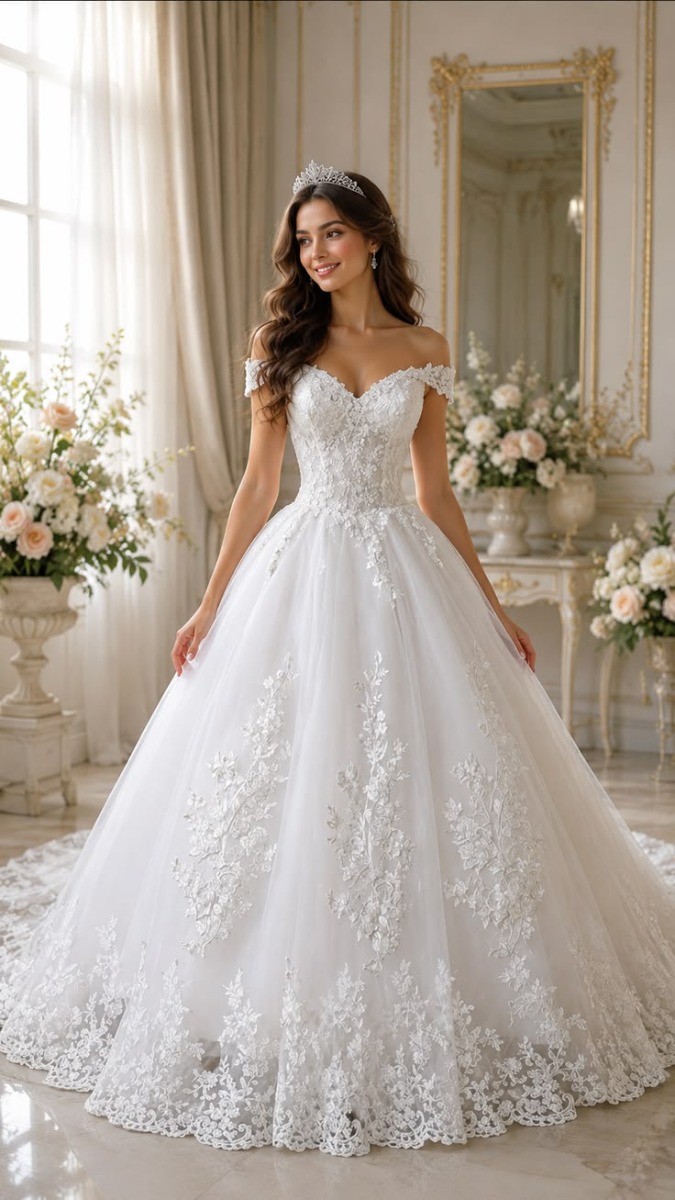 bridal frock
